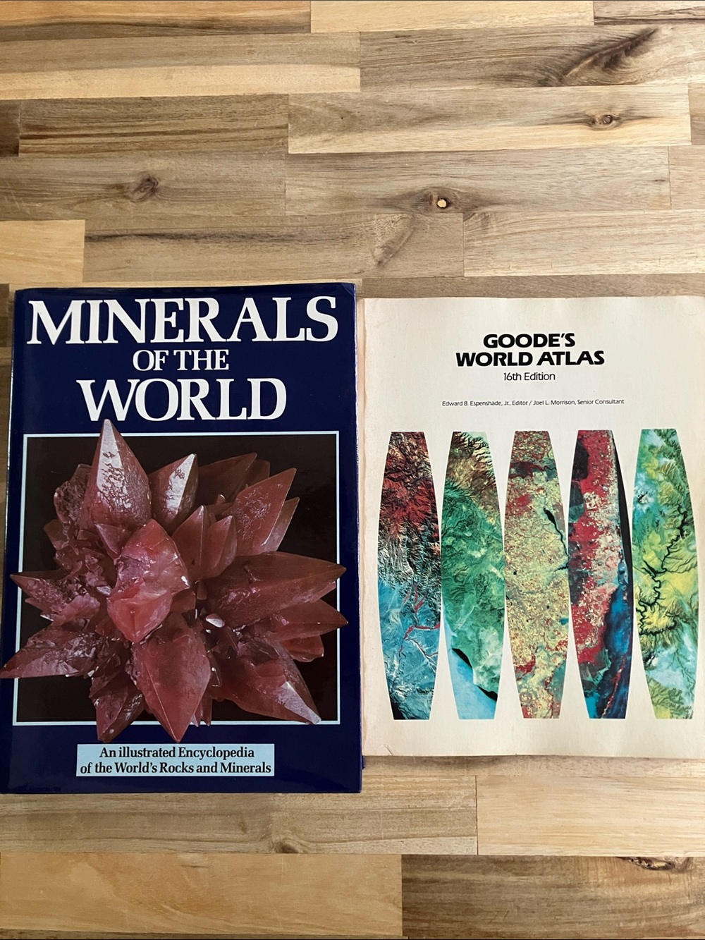 Minerals of the World Book and Goode’s World Atlas 16th Edition